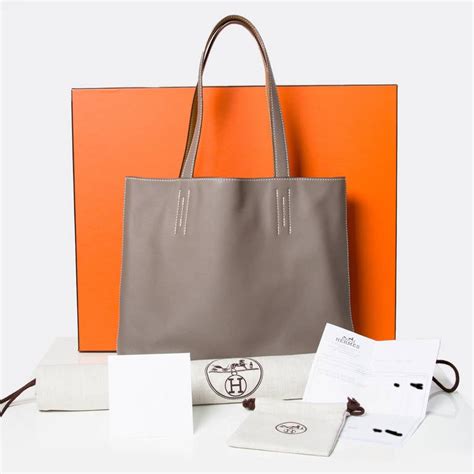 hermes double sens sikkim 36cm bag|HERMES Veau Sikkim Double Sens 36 Reversible Tote.